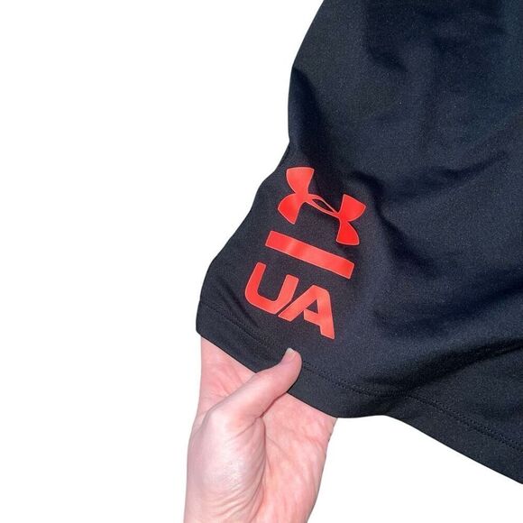 UNDER ARMOUR Black Drawstring Basketball Shorts Size 3XL - Picture 3 of 9